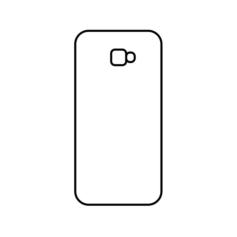 Samsung Galaxy A Sublimation Case - Black Outline