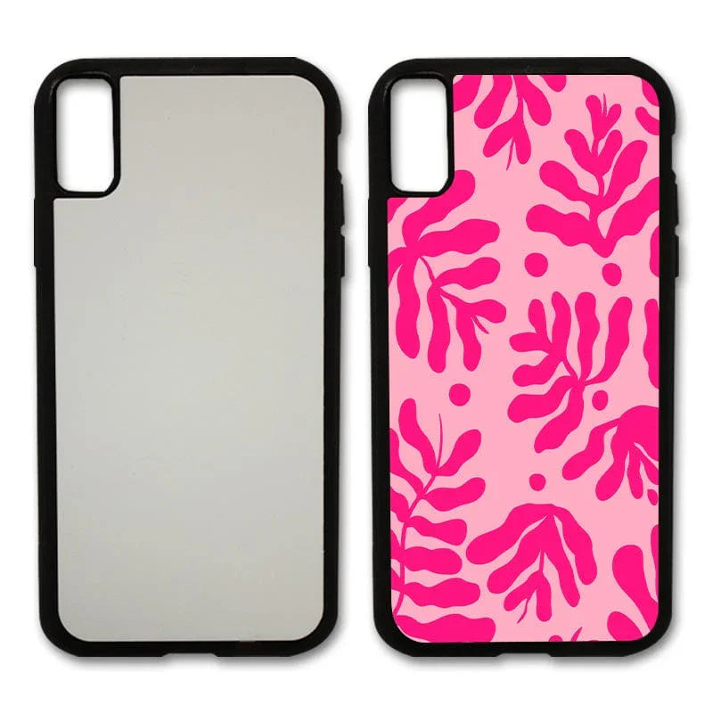 Coque-sublimation.fr Coque Sublimable iPhone XR Coque Sublimation iPhone Apple - Contour noir Coque Sublimation iPhone Apple - Contour silicone noir