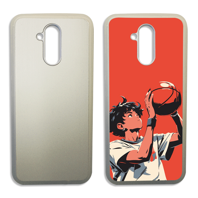 Coque sublimation 2D TPU pour Huawei Mate 40 Pro Plus, 40 Lite, 20 Pro, 20, 10, 9, 8. La plaque arrière en aluminium dédiée à la sublimation permet la personnalisation de la coque.