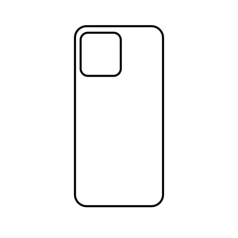 Coque sublimation Coque Sublimable Coque Sublimation Apple - Contour noir Coque Sublimation Apple - Contour noir