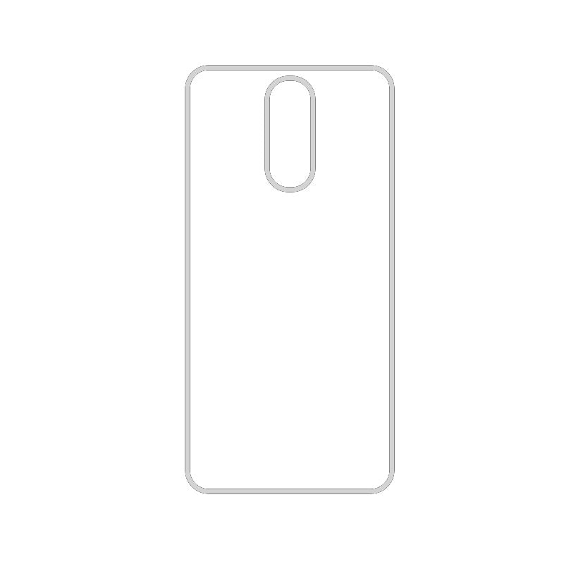 Huawei Mate Sublimation Case - Clear Outline