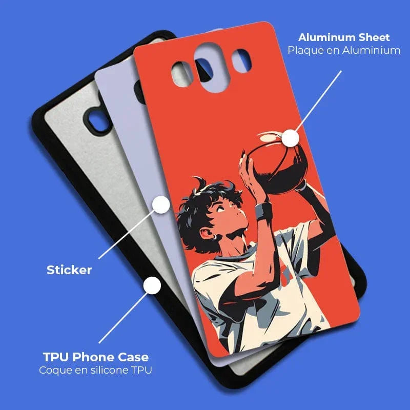 Coque-sublimation.fr Coque Sublimable Coque Sublimation Huawei Mate - Contour noir Coque Sublimation Huawei Mate - Contour noir