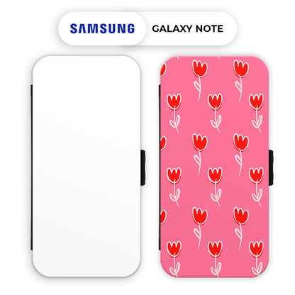 Etui 2D TPU pour Samsung Galaxy Note. La face avant est la partie qui peut être imprimée.