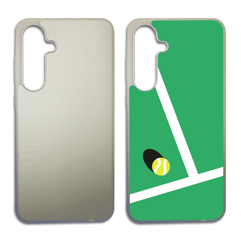 Coque sublimation 2D TPU pour Samsung Galaxy S24 Ultra, S24 Plus, S24, S23, S23 FE, S22, S21, S20, S10, S10 E, S9, S8, S7, S7 Edge, S6, S5 Mini, S5, S4, S3. La plaque arrière en aluminium dédiée à la sublimation permet la personnalisation de la coque.