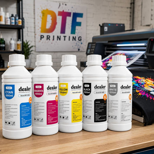 Coque Sublimation Encre 1 Litre - Encre DTF Pro 1 Litre - Encre DTF Professionnelle – Couleurs haute densité & Résistant