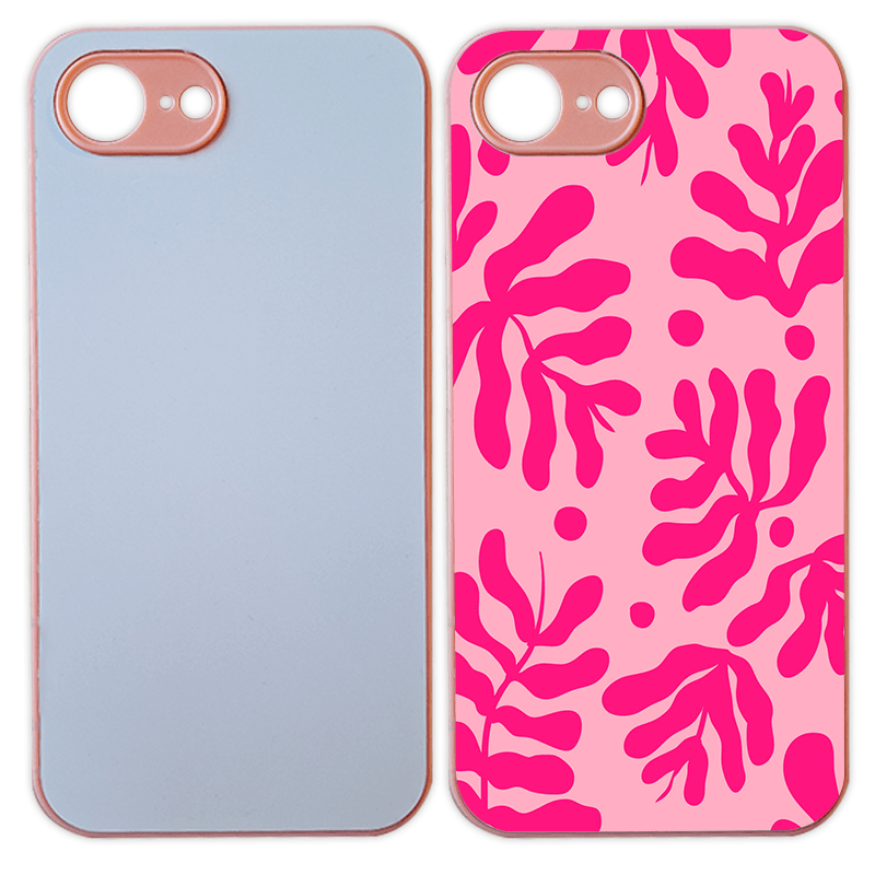 Coque sublimation pour iPhone 16e couleur rose. Coque rigide personnalisée avec impression haute définition, offrant une protection efficace contre les chocs et rayures. Étui de protection design et résistant, compatible iPhone 16e. Accessoire indispensable pour personnaliser et sécuriser votre smartphone Apple avec une coque sublimation de qualité professionnelle.