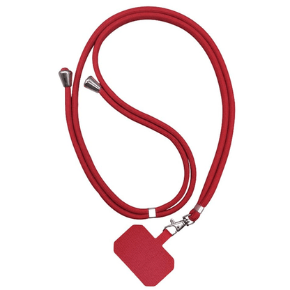 Tour de cou cordon rouge pour téléphone compatible avec toutes les coques