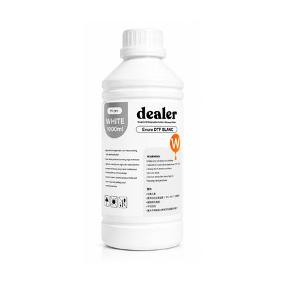 Coque Sublimation Encre Blanc 1 Litre - Encre DTF Pro 1 Litre - Encre DTF Professionnelle – Couleurs haute densité & Résistant