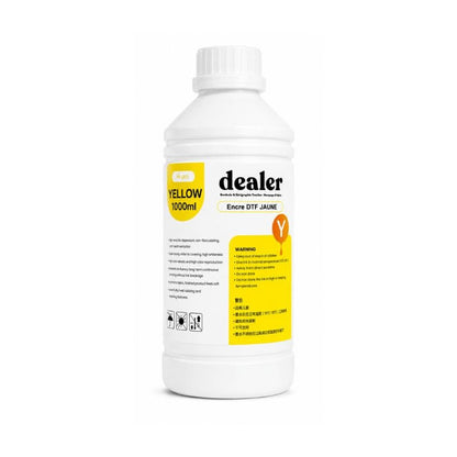 Coque Sublimation Encre Jaune 1 Litre - Encre DTF Pro 1 Litre - Encre DTF Professionnelle – Couleurs haute densité & Résistant
