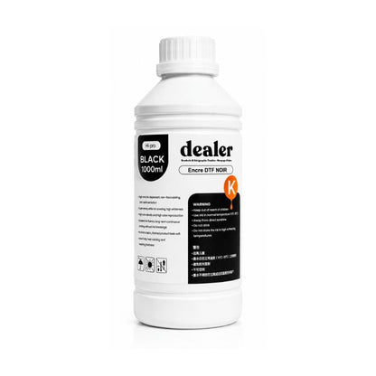 Coque Sublimation Encre Noir 1 Litre - Encre DTF Pro 1 Litre - Encre DTF Professionnelle – Couleurs haute densité & Résistant