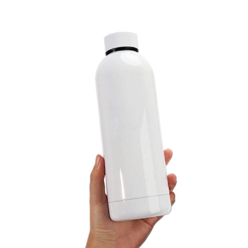 Gourde isotherme pour impression en sublimation avec un bouchon plat