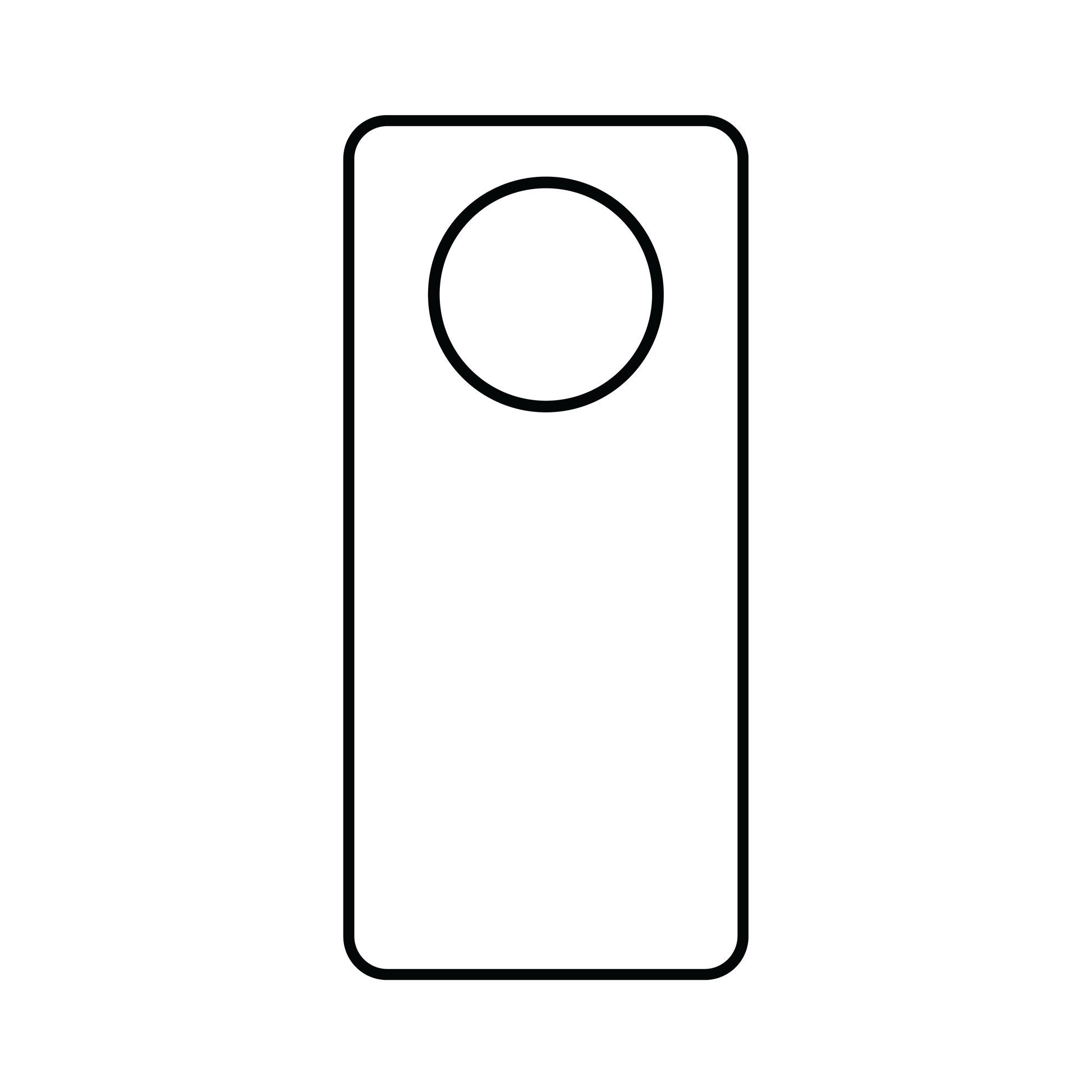 Coque sublimation à contours noirs pour Honor Magic