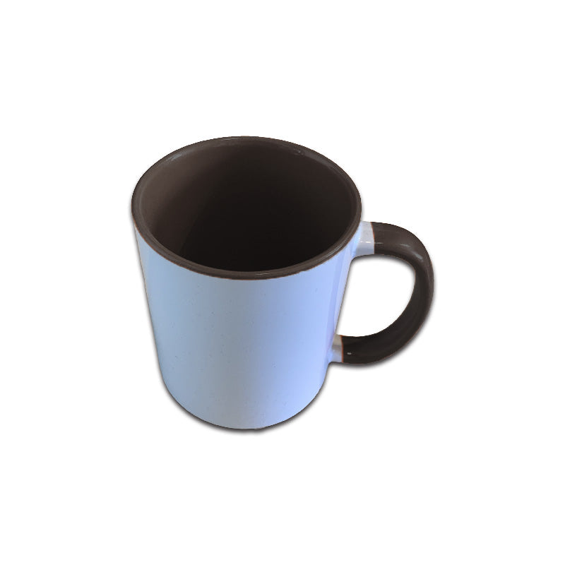 Two-tone ceramic mug