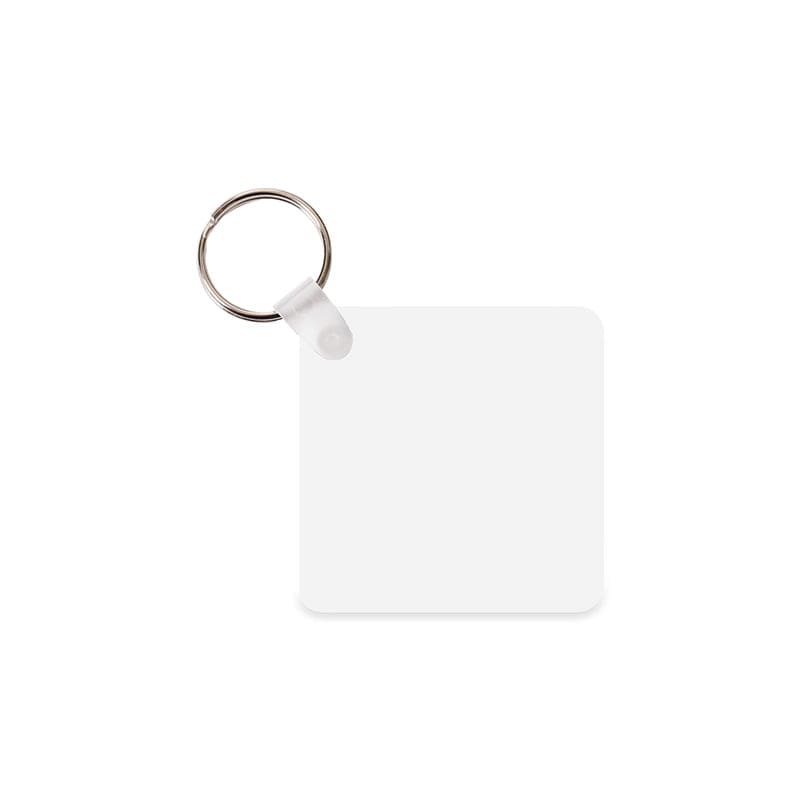 Porte-clés en plastique carré