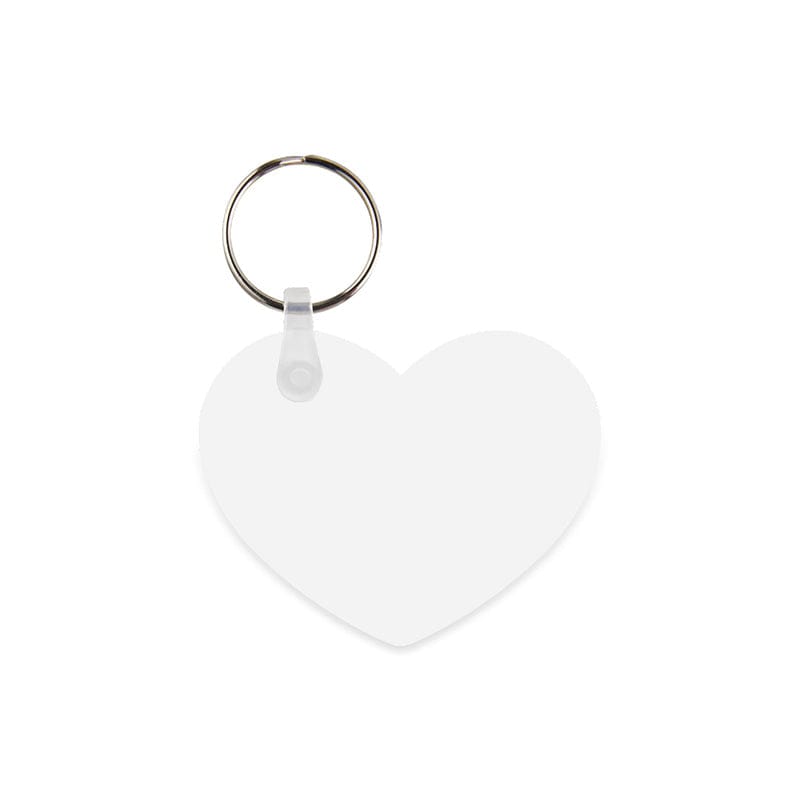 Porte-clés en plastique coeur