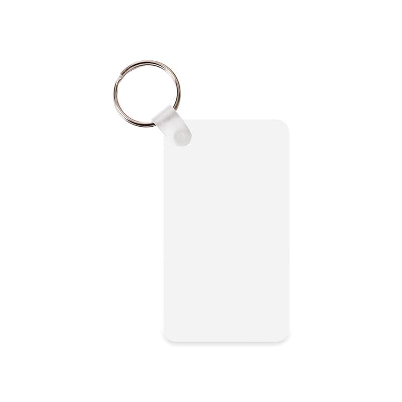 Porte-clés en plastique rectangle