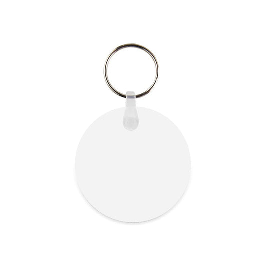 Porte-clés en plastique rond