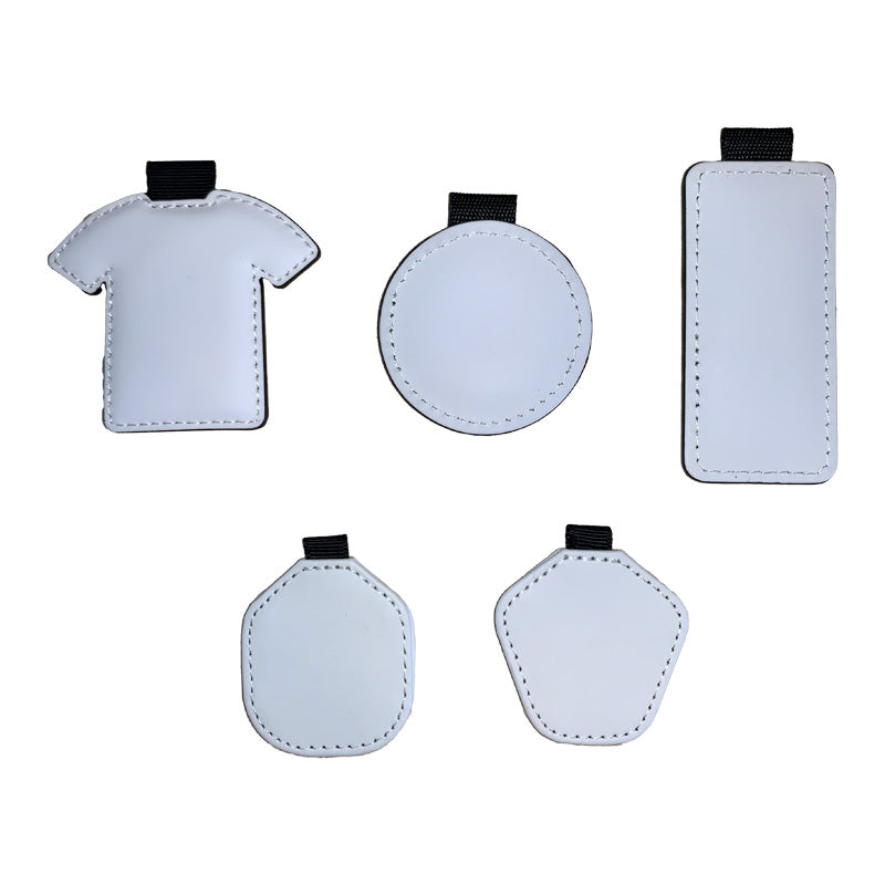 Faux Leather Sublimation Blank Leather Keychain