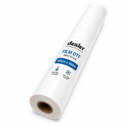 Coque Sublimation Consommable DTF Film DTF Pro 60cm x 100m - Pelage à chaud ou à froid – 75 µ Film DTF Pro 60cm x 100m - Pelage à chaud ou à froid – 75 µ