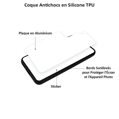 Coque Sublimation Samsung Galaxy M - Contour transparent